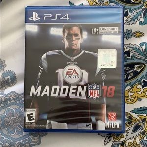 PS4 Madden NFL 18 Video Game